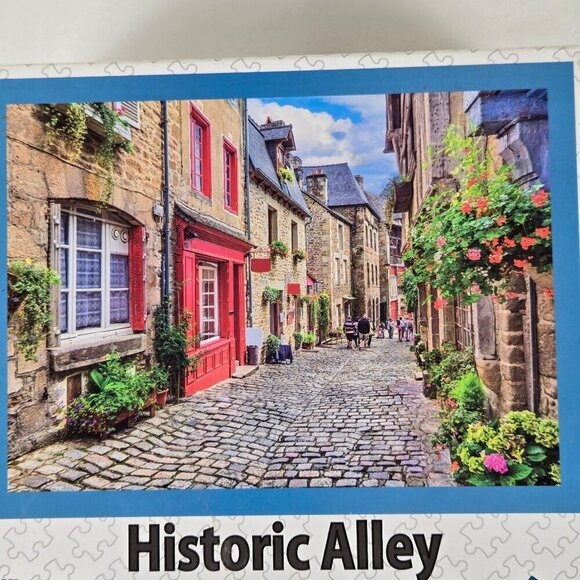 Puzzle Mate "Historic Alley" 1000 Piece Jigsaw Puzzle Factory Sealed - Picture 2 of 6